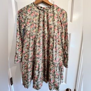 Polo Ralph Lauren floral dress, lined. Girls’ size 10. EUC.